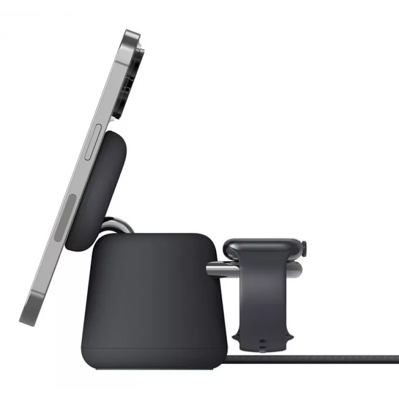 Bezdrôtová nabíjačka Belkin WIZ027VFH36 2‑in‑1 magnetická Qi2 15W pre iPhone a Apple Watch
