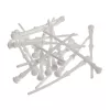 Akasa AK-MX003-WKT20 antivibračné upevnenia PC ventilátorov, biela, balenie 20 ks