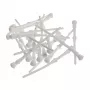 Akasa AK-MX003-WKT20 antivibračné upevnenia PC ventilátorov, biela, balenie 20 ks