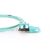 DIGITUS Professional - patch kábel - SC multimódový (M) na SC multimódový (M) - 2 m - optický - 50/125 mikrometrov - OM3 - bez halogénov - akvamarínová