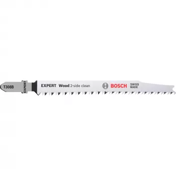 Bosch 2 608 900 551 čepeľ do priamočiarej/vykružovacej/šablónovacej píly čepeľ do priamočiarej píly drevo uhlíková oceľ (HCS) 5 kusov