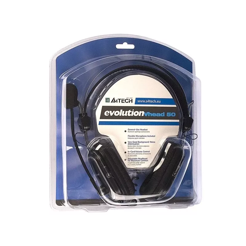 A4Tech EVO Vhead 50 Headset čelenka čierna