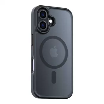 Magnetické ochranné puzdro Torras Guardian Series pre iPhone 16 — čierne