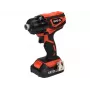 Yato YT-82800 elektrický skrutkovač/rázový uťahovač 3000 ot/min čierny, Opak