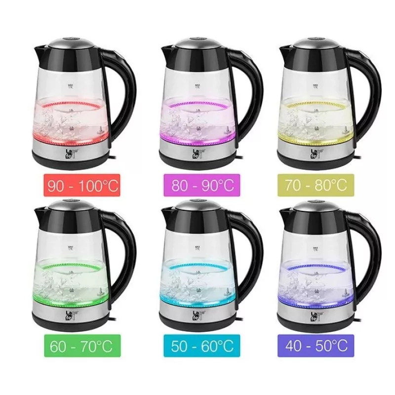 Rýchlovarná kanvica Lafe LAFCZA46806, 2200 W, 1,7 l, čierna