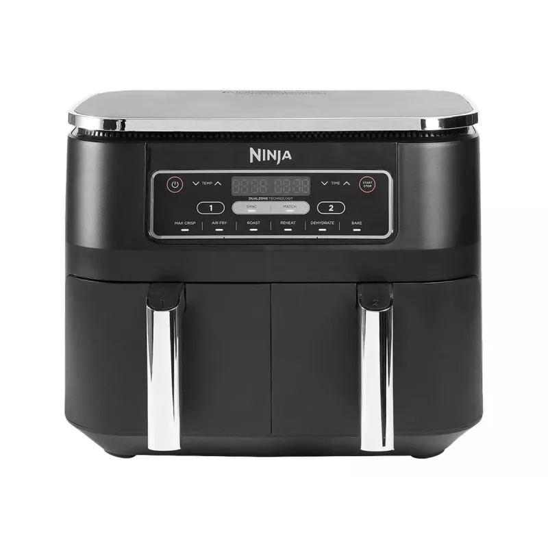 Ninja AF300 Double 7,6 L samostatne stojaca 1690 W teplovzdušná fritéza čierna