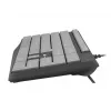 Drôtová Full-Size klávesnica NATEC NKL-1507 USB QWERTY US International sivá/čierna, 105 klávesov, numerický blok
