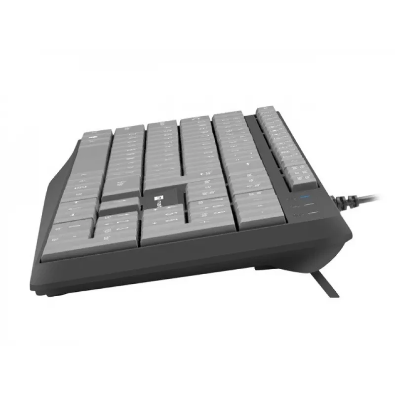 Drôtová Full-Size klávesnica NATEC NKL-1507 USB QWERTY US International sivá/čierna, 105 klávesov, numerický blok