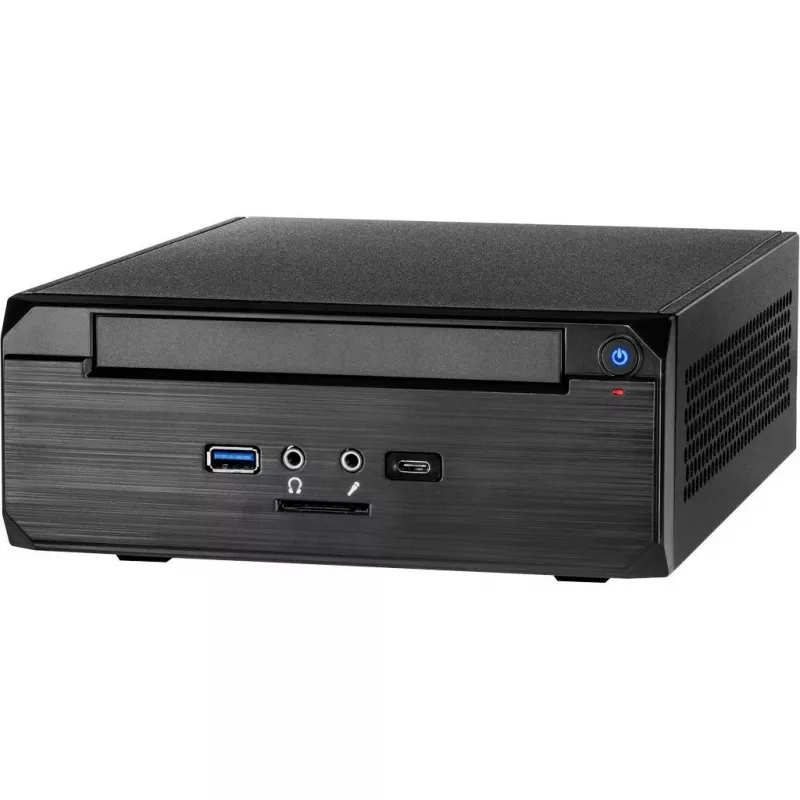 INTER-TECH ITX MW-02 Type C 3.0 vrátane ext USB 3.0 Type C konektora vrátane slotu pre slim DVD mechaniku (88881246)
