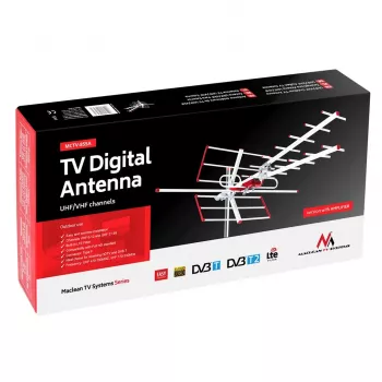 Maclean TV Sytems MCTV-855A Full HD štandardná vonkajšia smerová TV anténa DVB-T/T2 H.265 HEVC