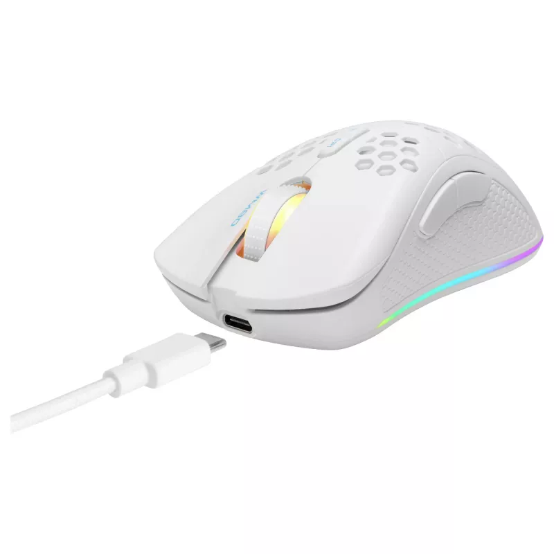 Herná myš Deltaco GAM-120-W RF bezdrôtová USB Type-C