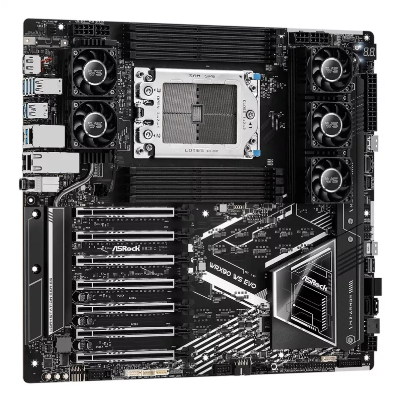 ASRock WRX90 WS EVO základná doska AMD WRX90 socket sTR5 EEB