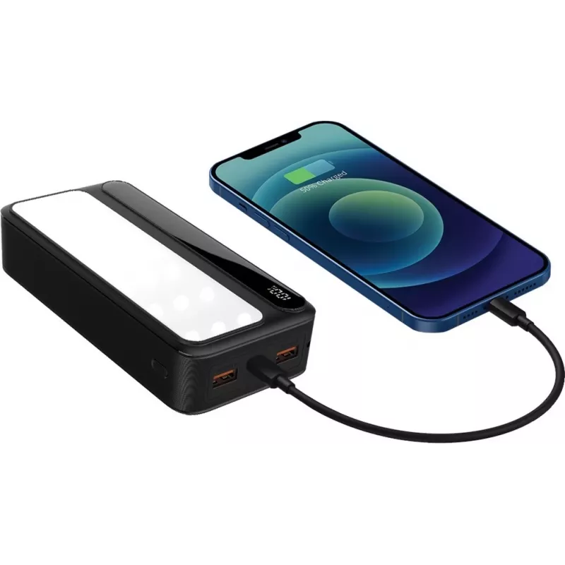 Prenosná powerbank P20 LCDPD LAMP 20000mAh