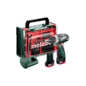 Akumulátorový vŕtací skrutkovač Metabo PowerMaxx BS Basic Set