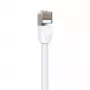 Ethernet patch kábel UBIQUITI UACC-CABLE-PATCH-OUTDOOR-1M-W Cat5e RJ-45 na RJ-45, 1 m, biely, S/UTP, TPE plášť