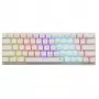 Mechanická klávesnica White Shark Wakizashi-2 US Red Switch, Tenkeyless/US-layout, biela