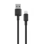 USB-A na Lightning kábel Orsen S9L 1 m 2,1A — čierny