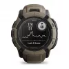 Garmin Instinct 2X Solar Tactical Edition 2,79 cm (1,1 inch) MIP 50 mm digitálny 176 x 176 pixelov dotyková obrazovka zelená GPS (satelit)