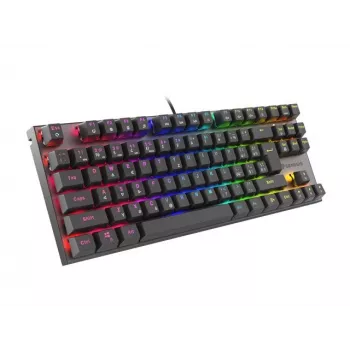 HERNÁ KLÁVESNICA GENESIS THOR 303 TKL CZ/SK RGB PODSVETLENIE MECHANICKÁ ČERVENÁ ČIERNA HOT-SWAP