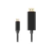 USB-C na DisplayPort adaptér Lanberg CA-CMDP-10CU-0018-BK čierny 1,8 m
