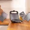 Cecotec sendvičovač | Rock’nToast 4in1 | 1000 W | počet platní 4 | čierny