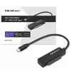 QOLTEC SATA adaptér 52269 pre 2,5-palcový disk na USB-C, podporuje až do 2 TB
