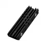 Vzduchový chladič SAVIO M.2 NVMe 2280 AK-60 čierny chladič pre 22x80 mm SSD