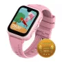 Smartwatch Garett Kids Vibe Ai 4G ružová s GPS sledovaním a vodoodolným dizajnom