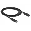 USB kábel DeLOCK 85534 USB 3.2 Gen 1 1,5 m USB C čierny