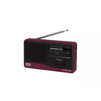 Prenosné rádio Eltra Asia čierne — model kompaktný AM/FM prijímač