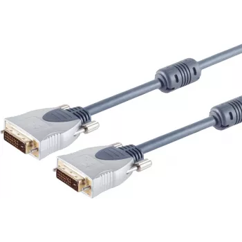 Videokábel ShiverPeaks DVI 24+1, 2,0 m, DVI-D (Dual-Link) konektor samec na samec