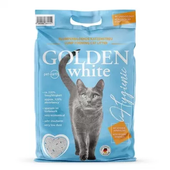 Hrudkujúca podstielka z bentonitu Golden Grey 7 kg, levanduľová vôňa, bezprašná, nelepí sa
