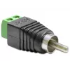 RCA adaptér DeLOCK 65417 čierny zelený strieborný