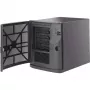 Super Micro Supermicro SC721 TQ-350B - Tower - Mini-ITX 350 watt (ATX) - čierna - USB (CSE-721TQ-350B)