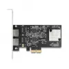 DeLOCK 81261 PCI Express x2 sieťová karta, 2 x RJ45 5 Gigabit LAN