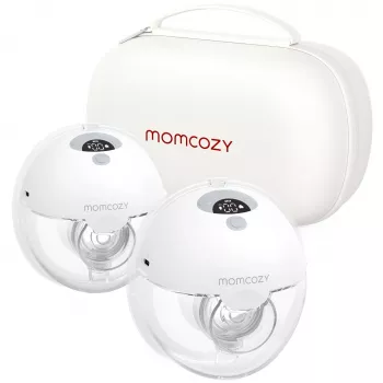 Momcozy M5 dvojitá odsávačka mlieka sivá, 160 ml