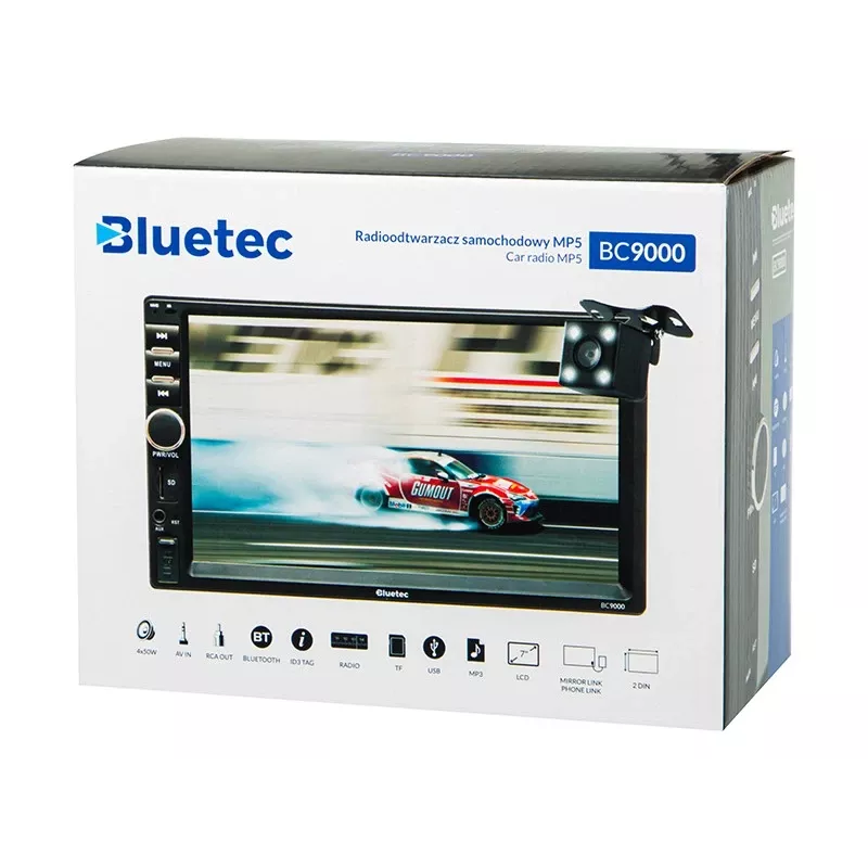 Autorádio BLOW BC9000 2DIN 7 palcov RDS USB microSD s dotykovou obrazovkou