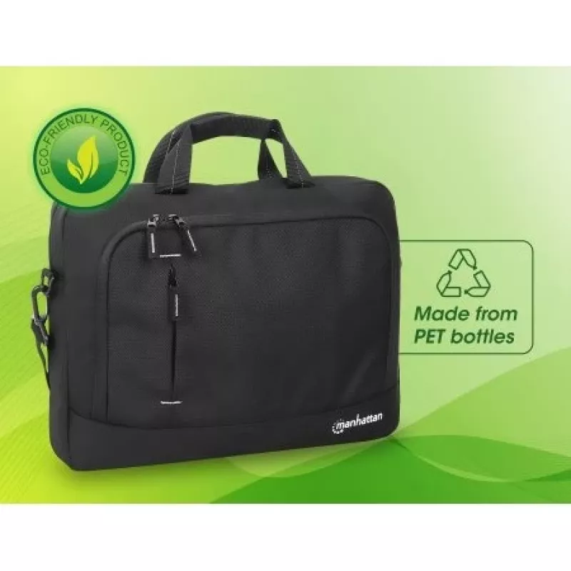 Taška cez rameno Manhattan Helsinki Eco Friendly 14,1 inch vystlaná priehradka