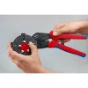 Knipex 97 33 02 káblové krimpovacie kliešte krimpovací nástroj modrý, červený