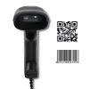 Ručný čítač čiarových kódov QOLTEC 50863 — 1D/2D skener, USB káblový, LED senzor, čierny, 5V, 1,8 m kábel