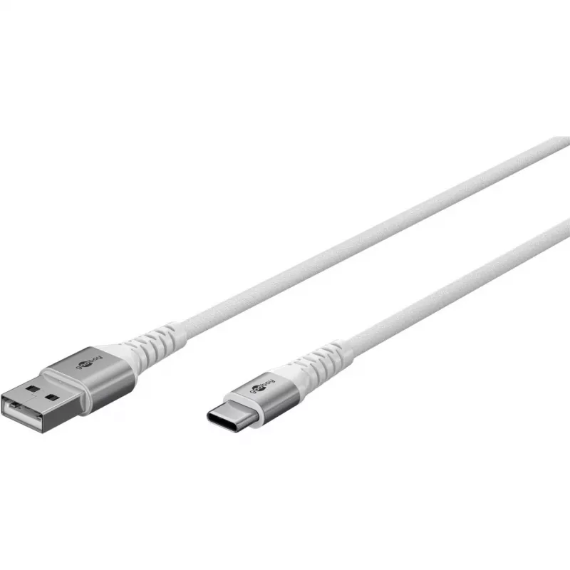 Goobay 74531 USB kábel biely