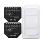 Shelly WiFi Controller Set Shutter BLU RC Button 4 — smart relé pre rolety a žalúzie