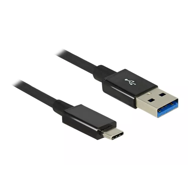 DeLOCK Premium - USB kábel - 24-pin USB Type-C (samec) - na - 9-pin USB Type-A (samec) - 1,0 m (USB 3.1 Gen2) - čierny (83983)