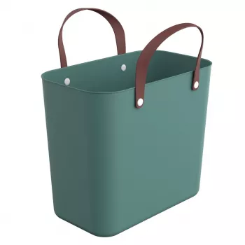 Taška rotho Albula zelená 25 l recyklovaný plast, 340×235×400 mm, max. zaťaženie 40 kg