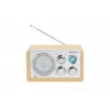 Denver TR-63LW rádio osobné analógové bambus, strieborná