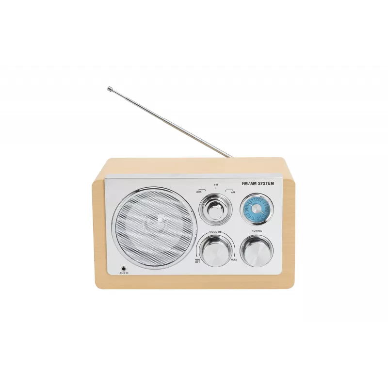 Denver TR-63LW rádio osobné analógové bambus, strieborná