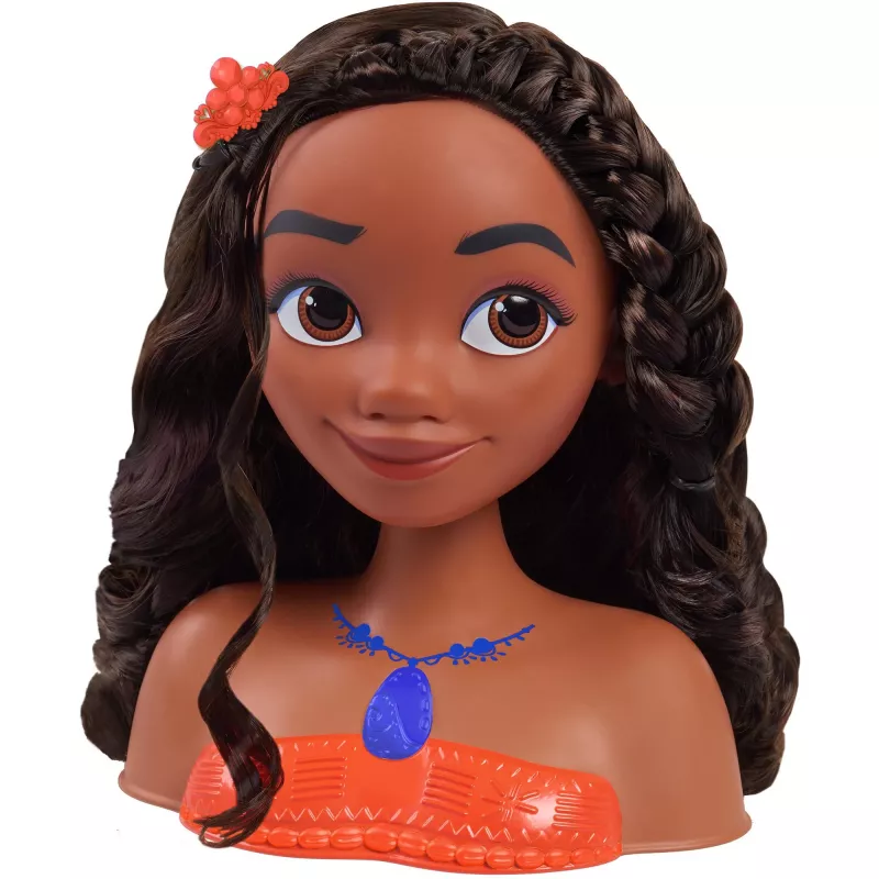 Disney Princess - Vaiana styling head, make-up a účesová hlava