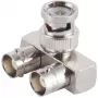 ShiverPeaks 98820-1 Adaptér BNC, 1 zástrčka BNC na 2 zásuvky BNC