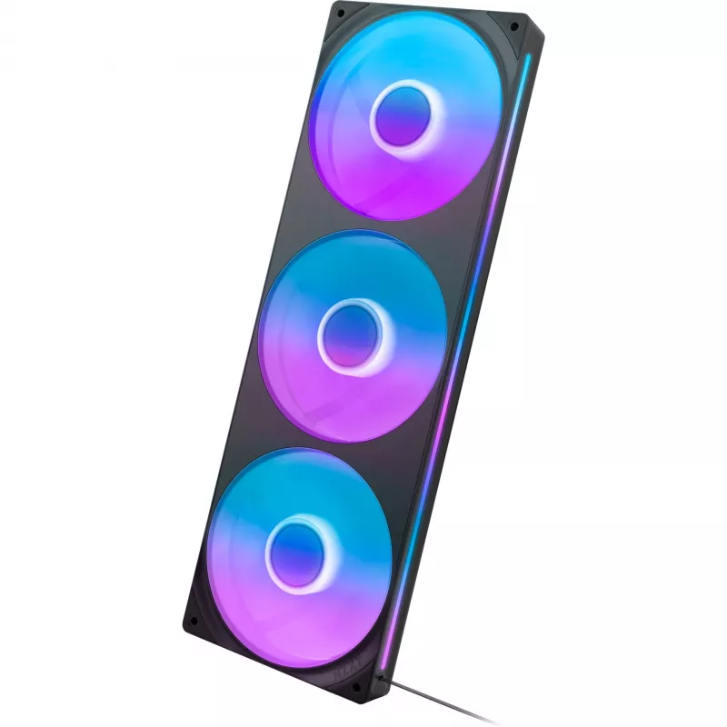 NZXT F360 RGB Core 360mm ARGB 3-balík čierna