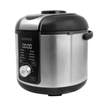 Hrniec na ryžu GASTROBACK Rice Control Low Carb & Steam, 3 l, 450 W, čierna/nerez
